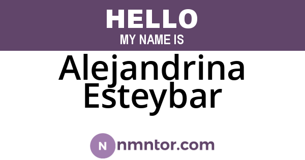 Alejandrina Esteybar