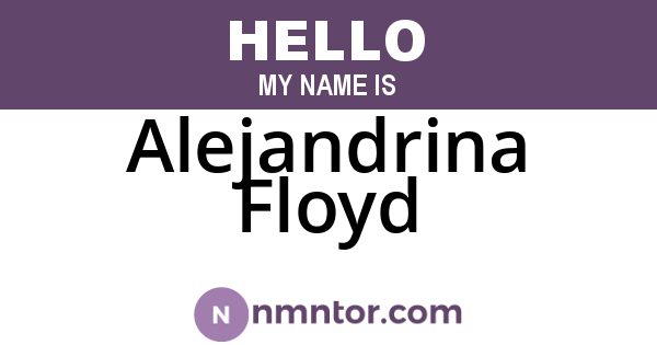 Alejandrina Floyd