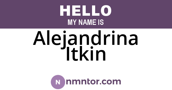 Alejandrina Itkin