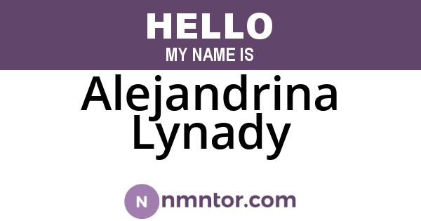 Alejandrina Lynady
