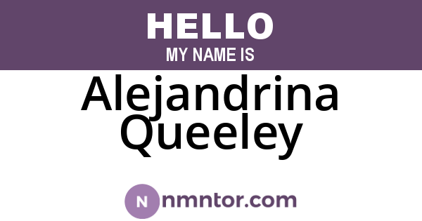 Alejandrina Queeley
