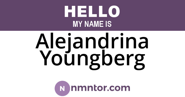 Alejandrina Youngberg