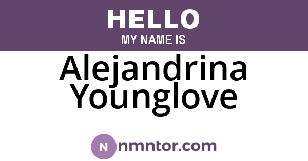 Alejandrina Younglove