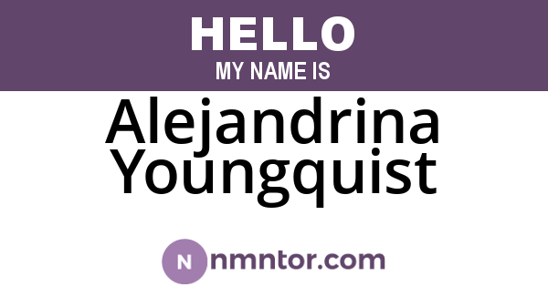 Alejandrina Youngquist