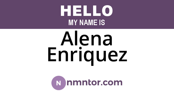 Alena Enriquez