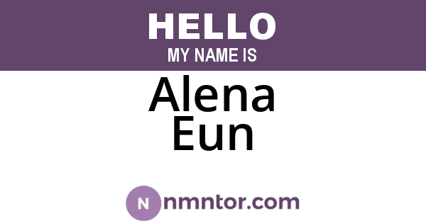 Alena Eun