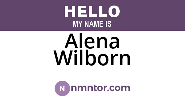 Alena Wilborn