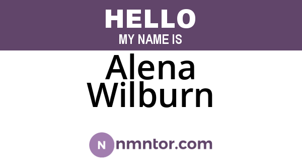 Alena Wilburn