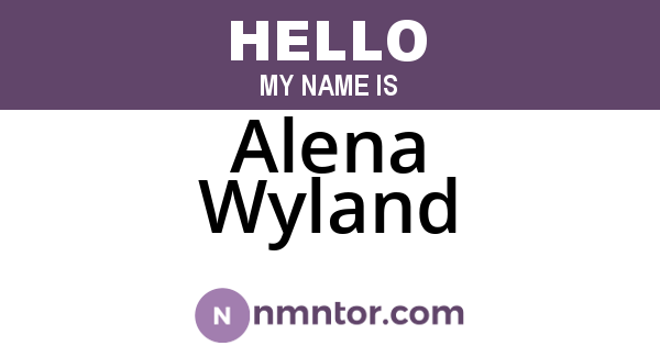 Alena Wyland