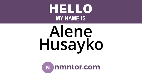 Alene Husayko