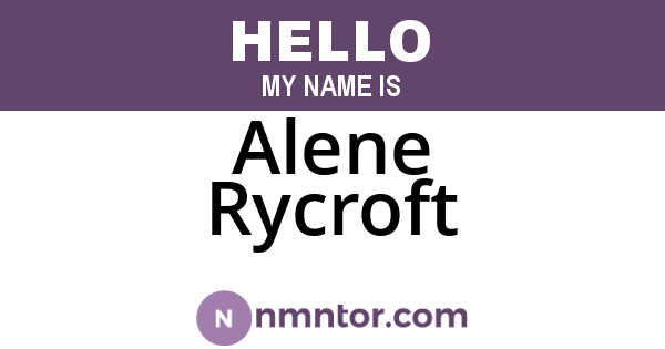 Alene Rycroft