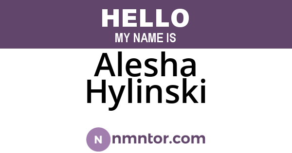 Alesha Hylinski