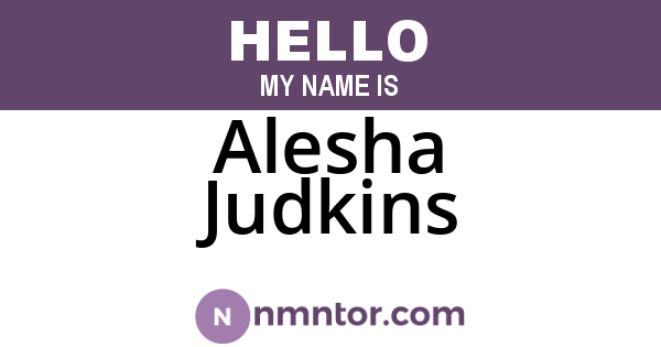Alesha Judkins