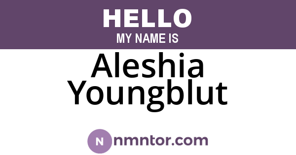Aleshia Youngblut