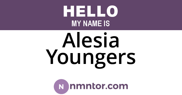 Alesia Youngers