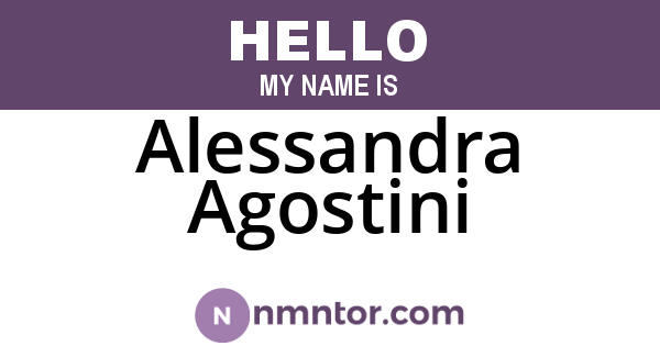 Alessandra Agostini
