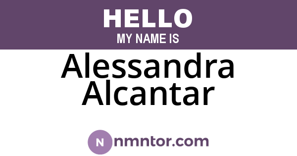 Alessandra Alcantar