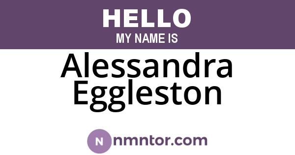 Alessandra Eggleston