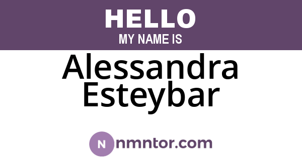 Alessandra Esteybar