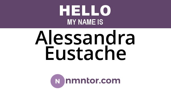 Alessandra Eustache