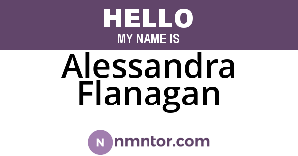 Alessandra Flanagan