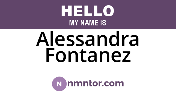 Alessandra Fontanez