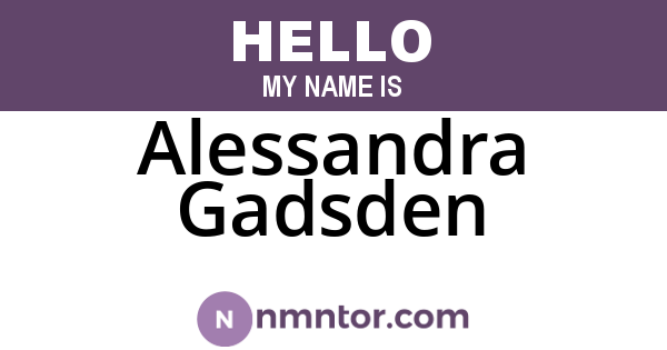 Alessandra Gadsden