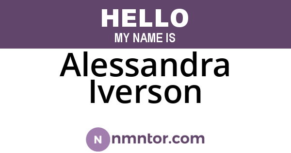 Alessandra Iverson