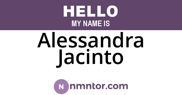Alessandra Jacinto