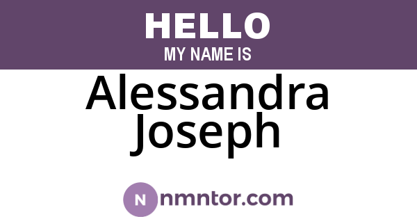 Alessandra Joseph
