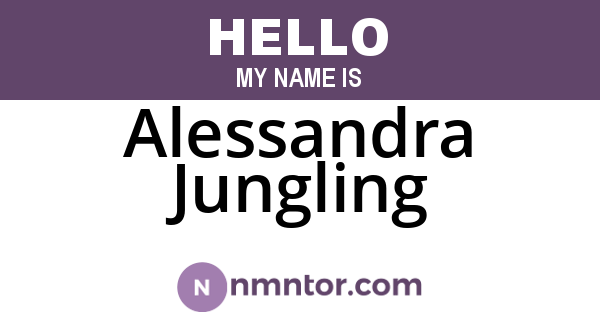 Alessandra Jungling