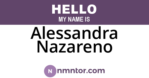 Alessandra Nazareno