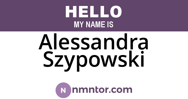 Alessandra Szypowski