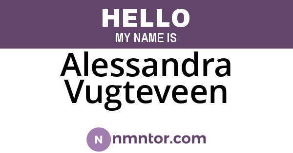 Alessandra Vugteveen