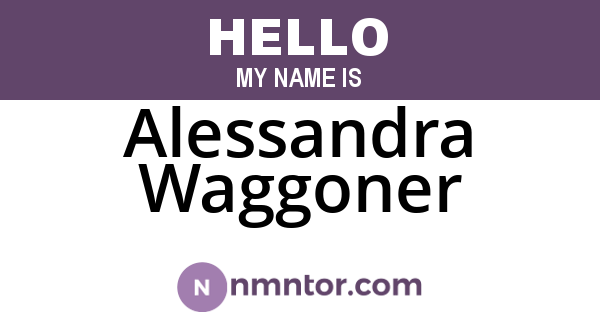 Alessandra Waggoner