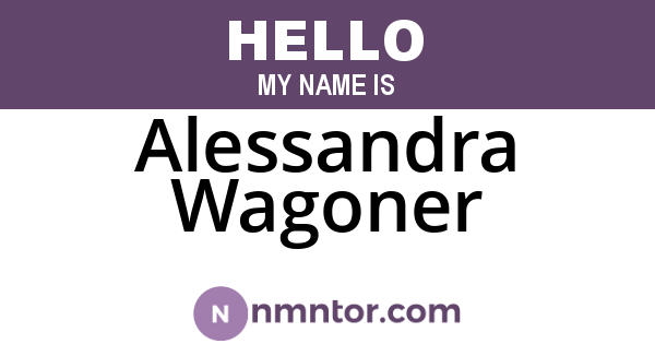 Alessandra Wagoner