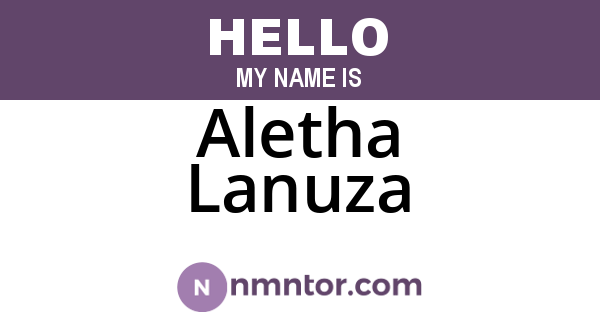 Aletha Lanuza