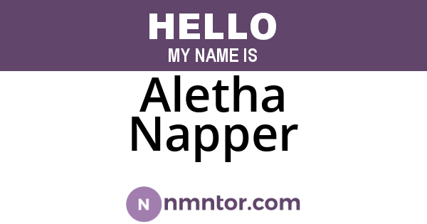 Aletha Napper