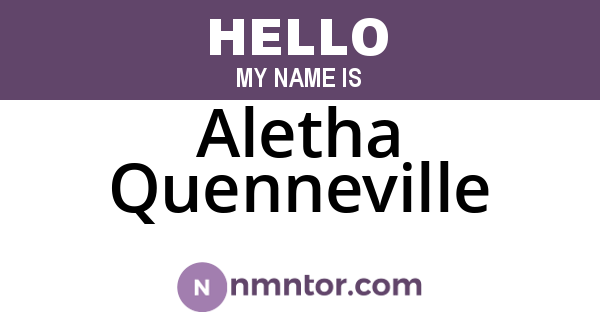 Aletha Quenneville