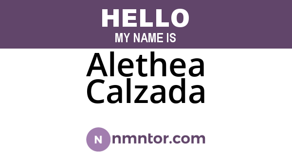 Alethea Calzada