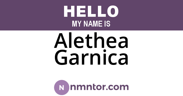 Alethea Garnica
