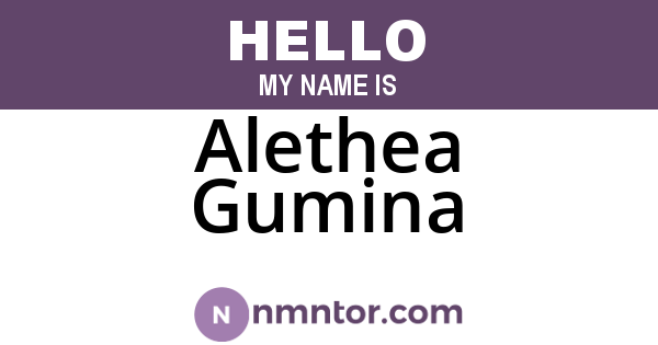 Alethea Gumina