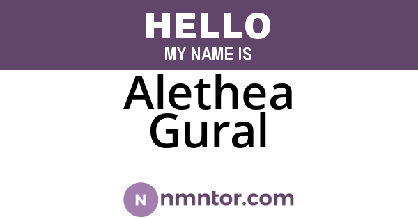 Alethea Gural