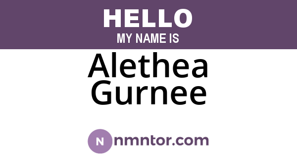 Alethea Gurnee