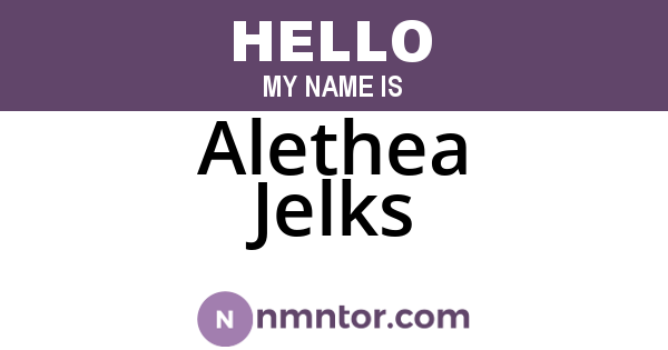 Alethea Jelks