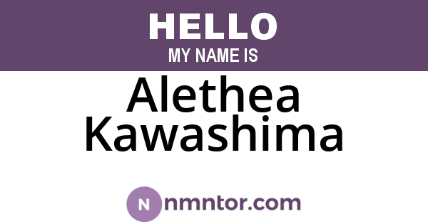 Alethea Kawashima