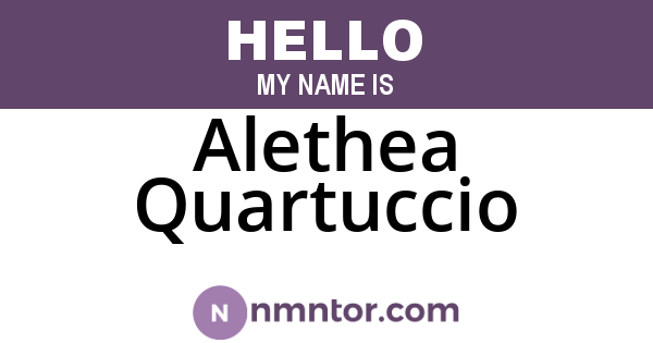 Alethea Quartuccio