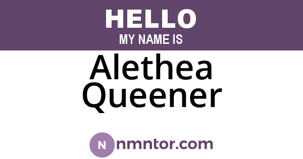 Alethea Queener