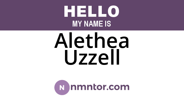 Alethea Uzzell