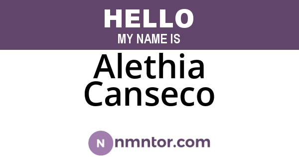 Alethia Canseco